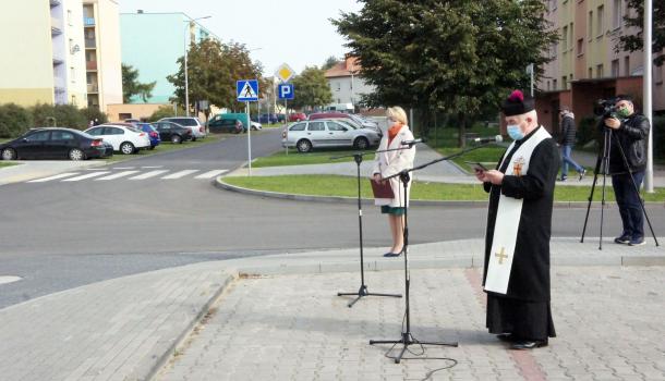 Modlitwę prowadzi ks. prał. dr Kazimierz Ziółkowski