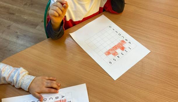 Walentynkowe zabawy przedszkolaków z SP nr 2 w Mławie