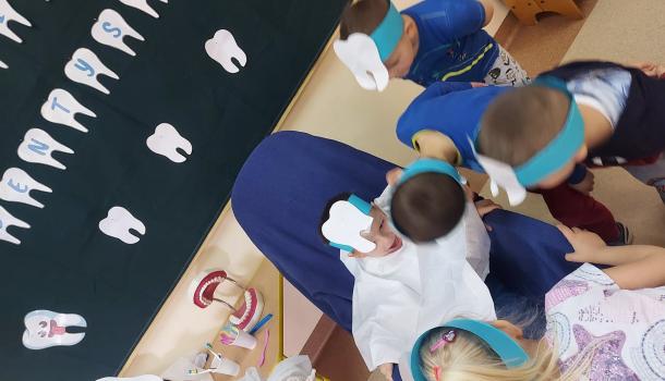 Dzień dentysty w Biedronkach w MPS nr 3 w Mławie