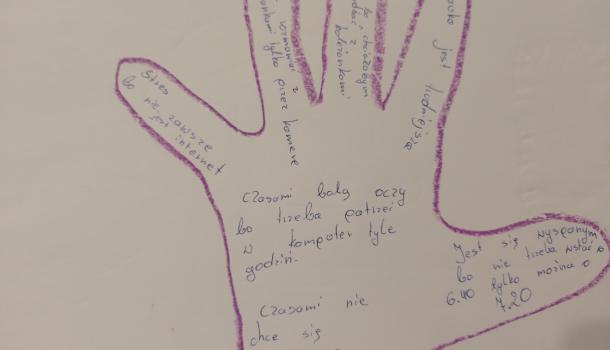 Nie widać mnie, ale wszystko u mnie ok... SP nr 7 w Mławie
