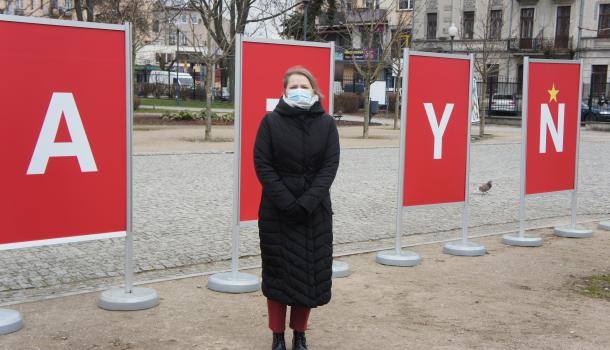 Dyrektor Muzeum Ziemi Zawkrzeńskiej w Mławie Barbara Zaborowska