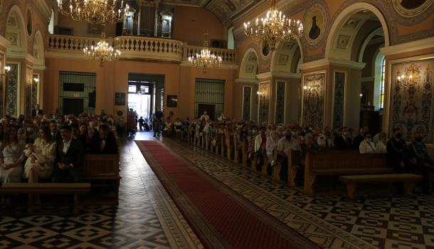 Msza św. w kościele pw. Świętej Trójcy