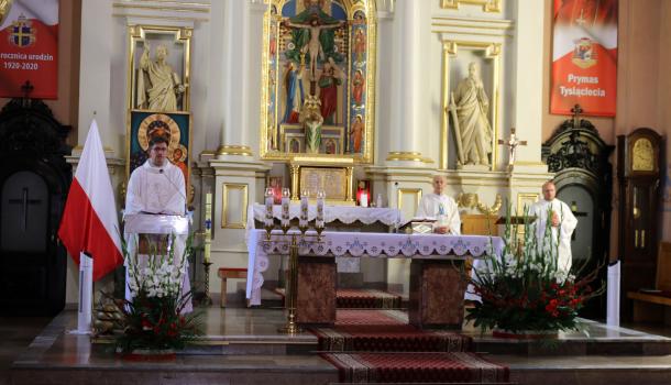 Msza św. w kościele pw. Świętej Trójcy