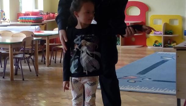 Spotkanie z policjantką w MPS nr 4 w Mławie