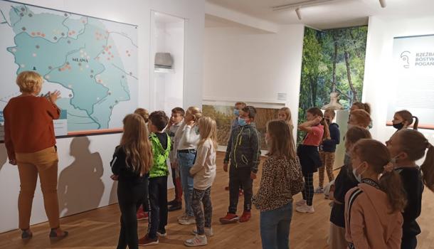 Uczniowie klas IVa i IVb  SP 3 z wizytą  w Muzeum Ziemi Zawkrzeńskiej