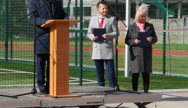 Otwarcie nowego kompleksu sportowego przy Szkole Podstawowej nr 7 w Mławie