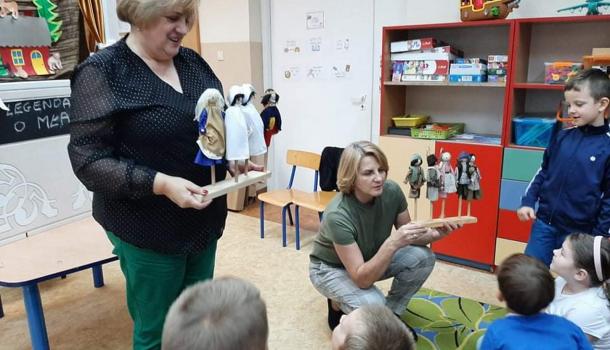 Teatrzyk Legenda o Mławie w MPS nr 3 w Mławie