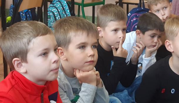 Ogólnopolski Dzień Głośnego Czytania w klasie 1 ZPO nr2