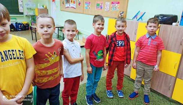Dzień Chłopaka w klasie Ia w SP nr 7 w Mławie
