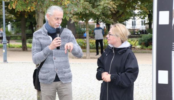 Wernisaż w mławskim parku