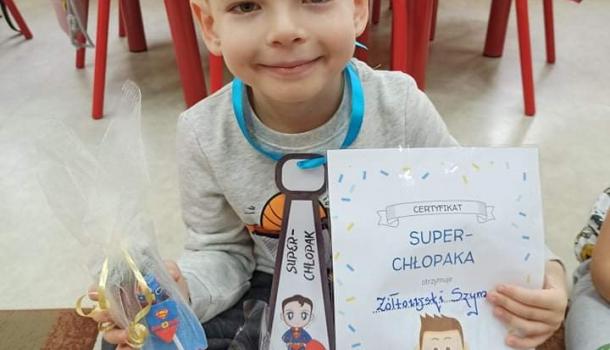 Dzień Chłopaka w grupach 5-cio i 6-cio latków w MPS nr 3 w Mławie