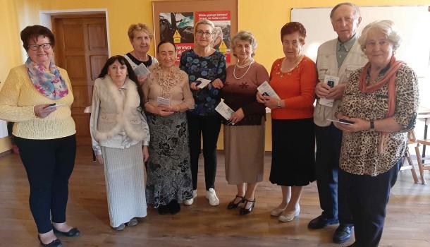 Seniorzy podczas spotkania 