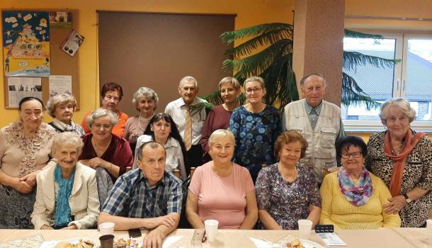 Seniorzy podczas spotkania 