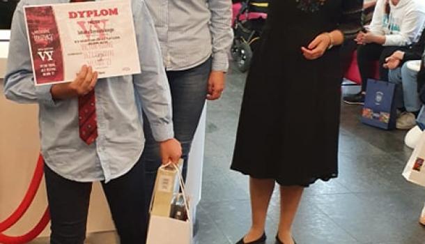 Laureaci Ogólnopolskiego Konkursu Plastycznego  Malowanie muzyką z SP nr 7 w Mławie