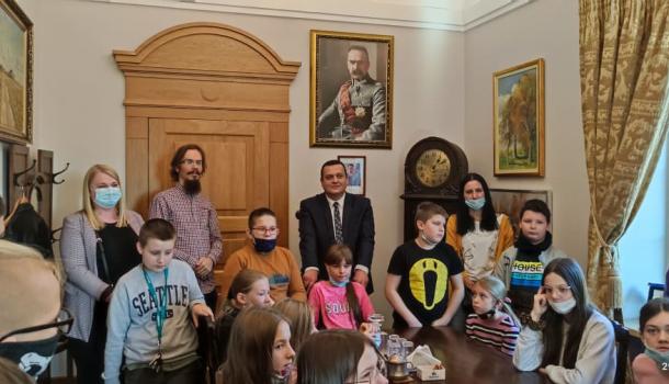 Wizyta w gabinecie burmistrza Sławomira Kowalewskiego