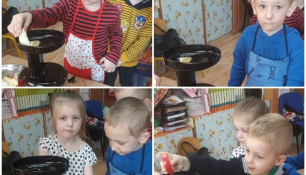 Przedszkolaka zdrowy dzień warzywno-owocowy w MPS nr 4 w Mławie