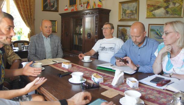 Spotkanie w gabinecie burmistrza