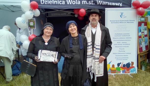 Mławianie na rekonstrukcji w Warszawie