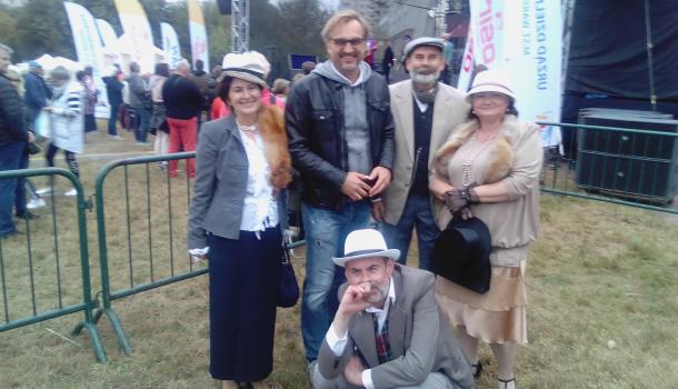 Mławianie na rekonstrukcji w Warszawie