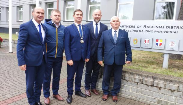 wizyta delegacji Mławy na Litwie