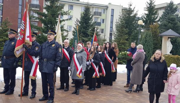 uczestnicy obchodów rocznicy Powstania Styczniowego