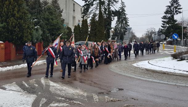 uczestnicy obchodów rocznicy Powstania Styczniowego
