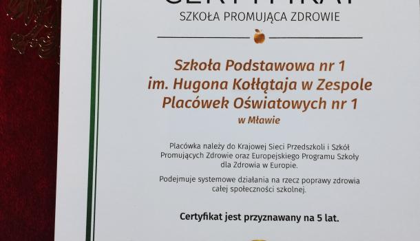 Wyróżnienie dla mławskiej Jedynki - 4