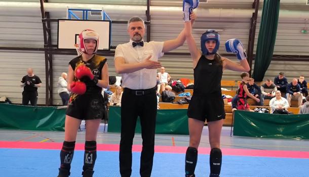 Puchar Polski juniorów w kickboxingu w wersji kick light dla ALEKSANDRY ŻUCHOWSKIEJ 