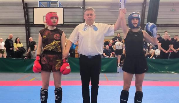 Puchar Polski juniorów w kickboxingu w wersji kick light dla ALEKSANDRY ŻUCHOWSKIEJ 