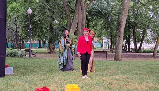 piknik Koce, książki i planszówki w mławskim parku