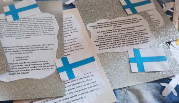Stoisko prezentujące struktury samorządu w wybranych krajach UE