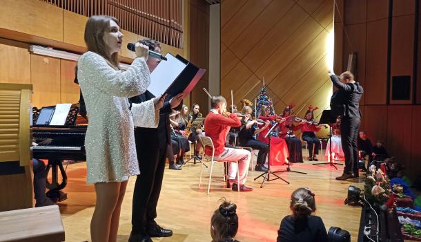 Koncert Świąteczny w Państwowej Szkole Muzycznej w Mławie
