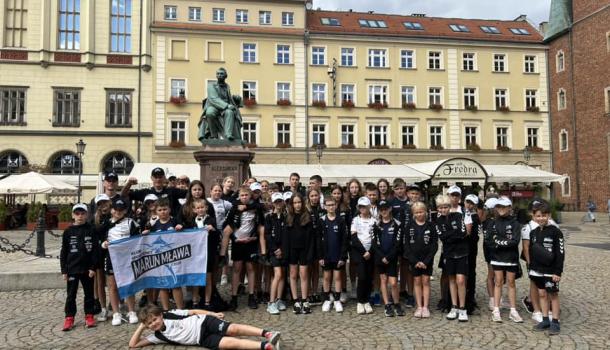 Obóz sportowy zawodników Klubu Sportowego Marlin Mława