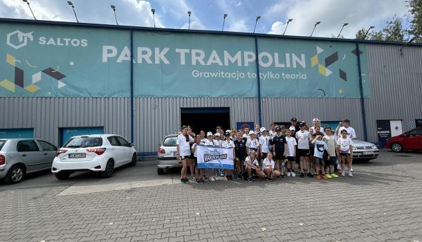 Obóz sportowy zawodników Klubu Sportowego Marlin Mława