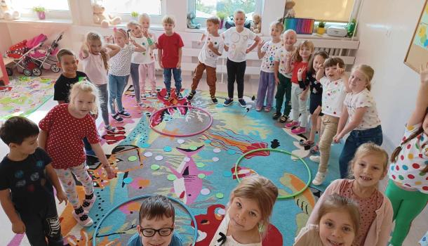 Międzynarodowy Dzień Kropki w 5-6 latkach MPS 3 Mława