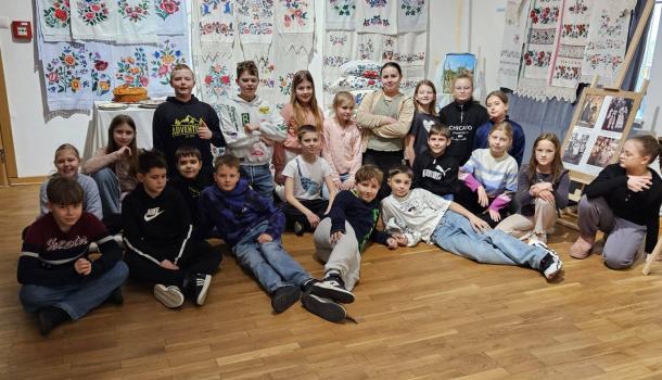 Uczniowie SP 4 w Muzeum Ziemi Zawkrzeńskiej