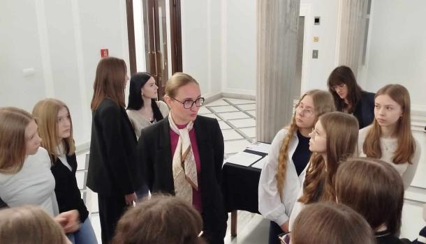 Wycieczka uczniów 7a i 8a Szkoły Podstawowej nr 3 w Mławie do Warszawy