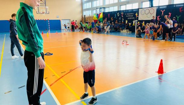 Olimpiada sportowa w przedszkolu SP nr 2