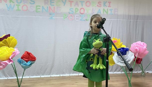 IV Międzyszkolny Konkurs Recytatorski „Wiosenne spotkanie z poezją” 