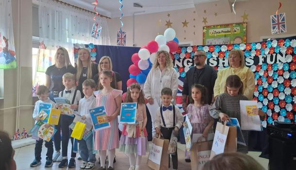Wyróżnienie dla przedszkolaków MPS 2 w konkursie „English is fun”
