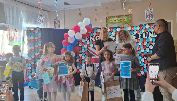 Wyróżnienie dla przedszkolaków MPS 2 w konkursie „English is fun”