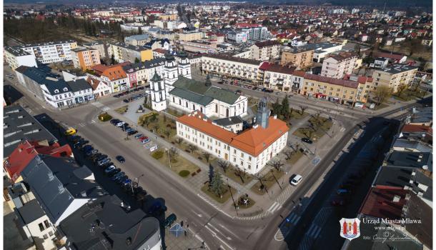 Stary Rynek w Mławie - Podniebne panoramy Mławy