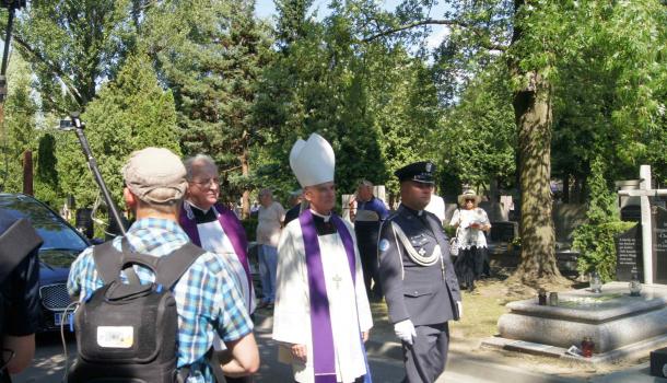Uroczystości pogrzebowe na Powązkach 