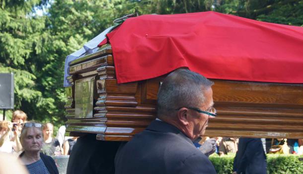 Uroczystości pogrzebowe na Powązkach 