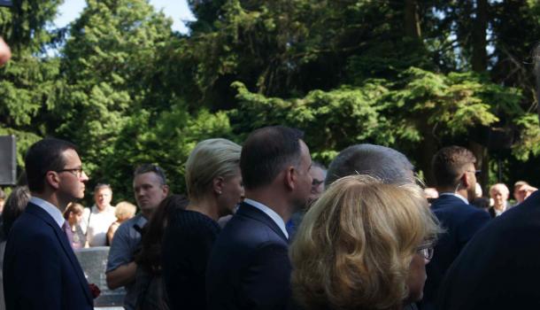 Uroczystości pogrzebowe na Powązkach 