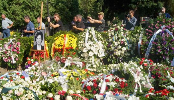 Uroczystości pogrzebowe na Powązkach 