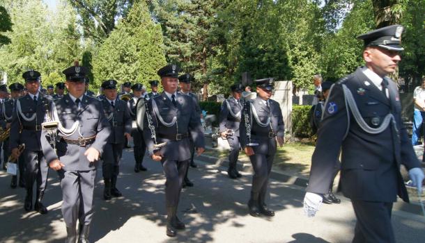 Uroczystości pogrzebowe na Powązkach 