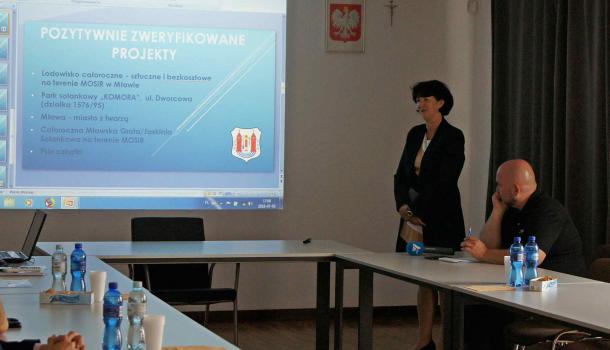 Spotkanie promocyjne dotyczące Mławskiego Budżetu Obywatelskiego 