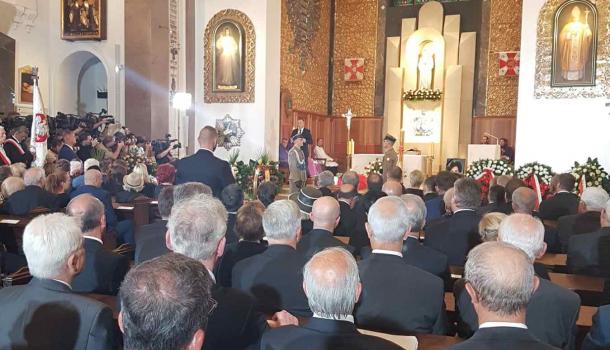 Uroczystości pogrzebowe na Powązkach 