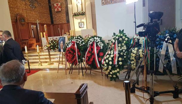Uroczystości pogrzebowe na Powązkach 